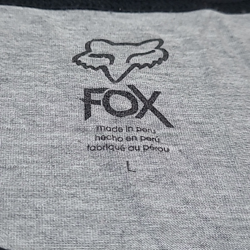 FOX RACING LOGO RAW-EDGE TANK-TOP GRAY - Picture 3 of 14